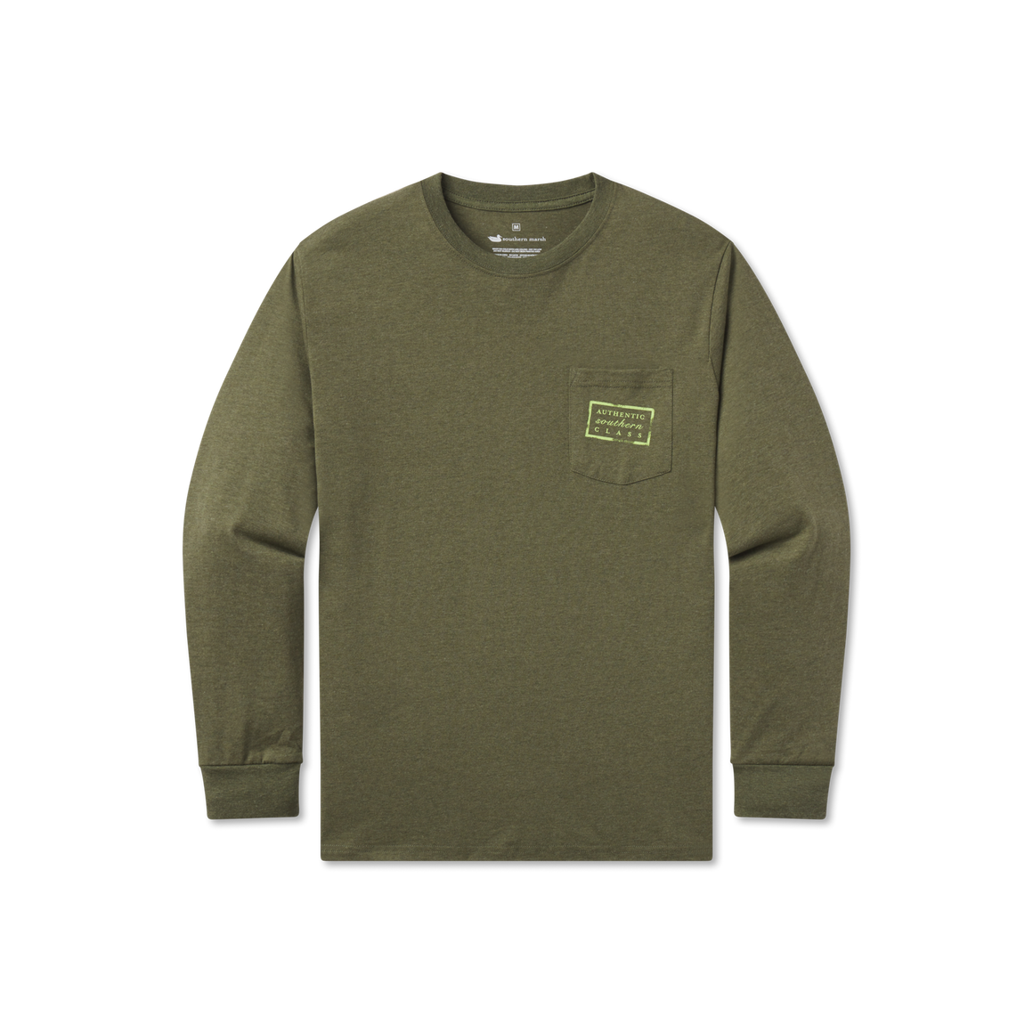 Washed Dark Green Heather | Front