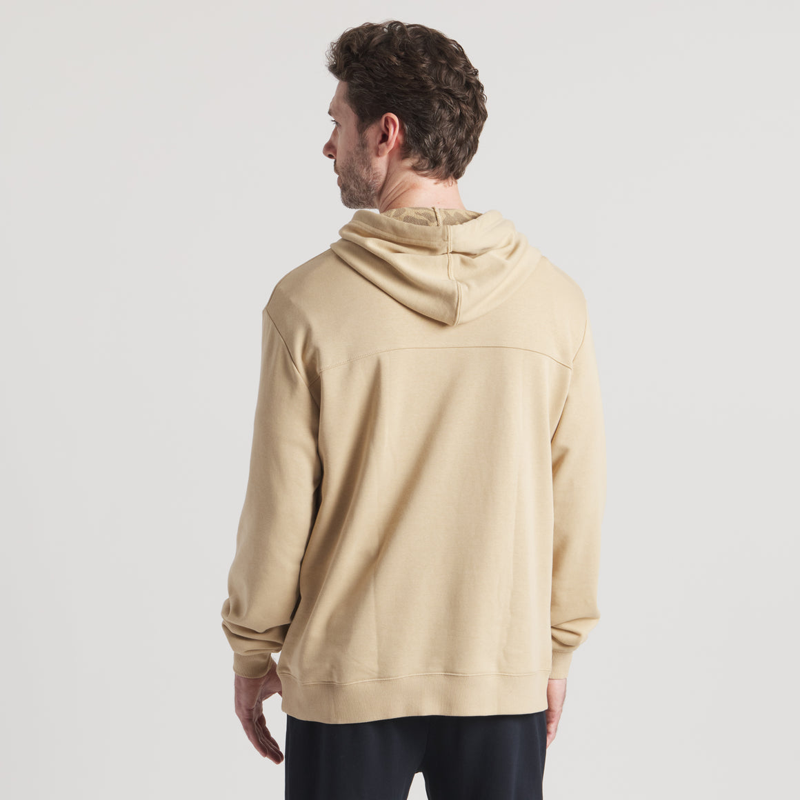 Oatmeal Pullover | On Model Back