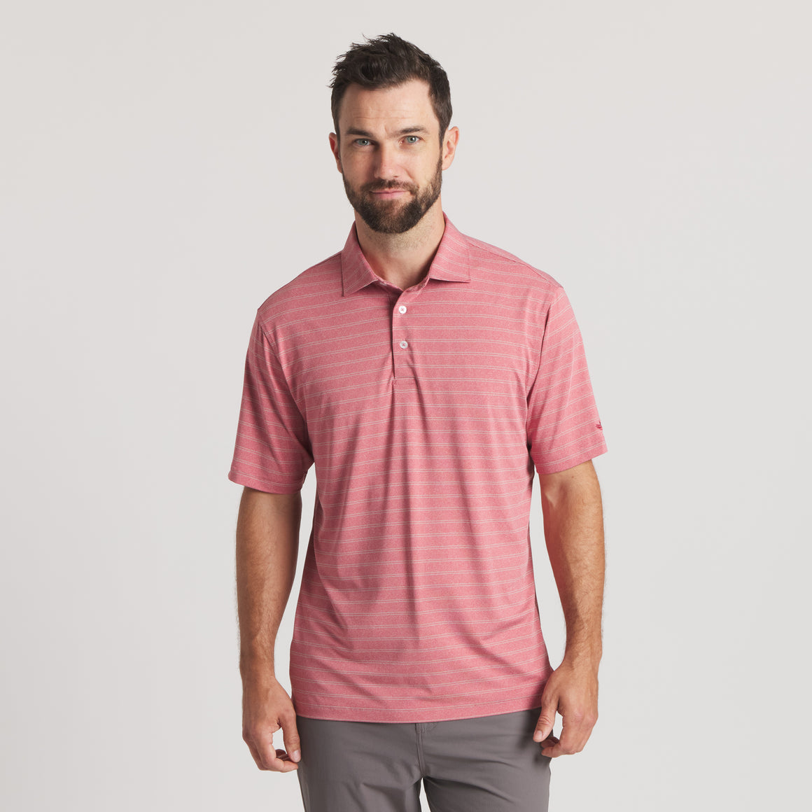 Rhubarb Stripe | On Model | Front